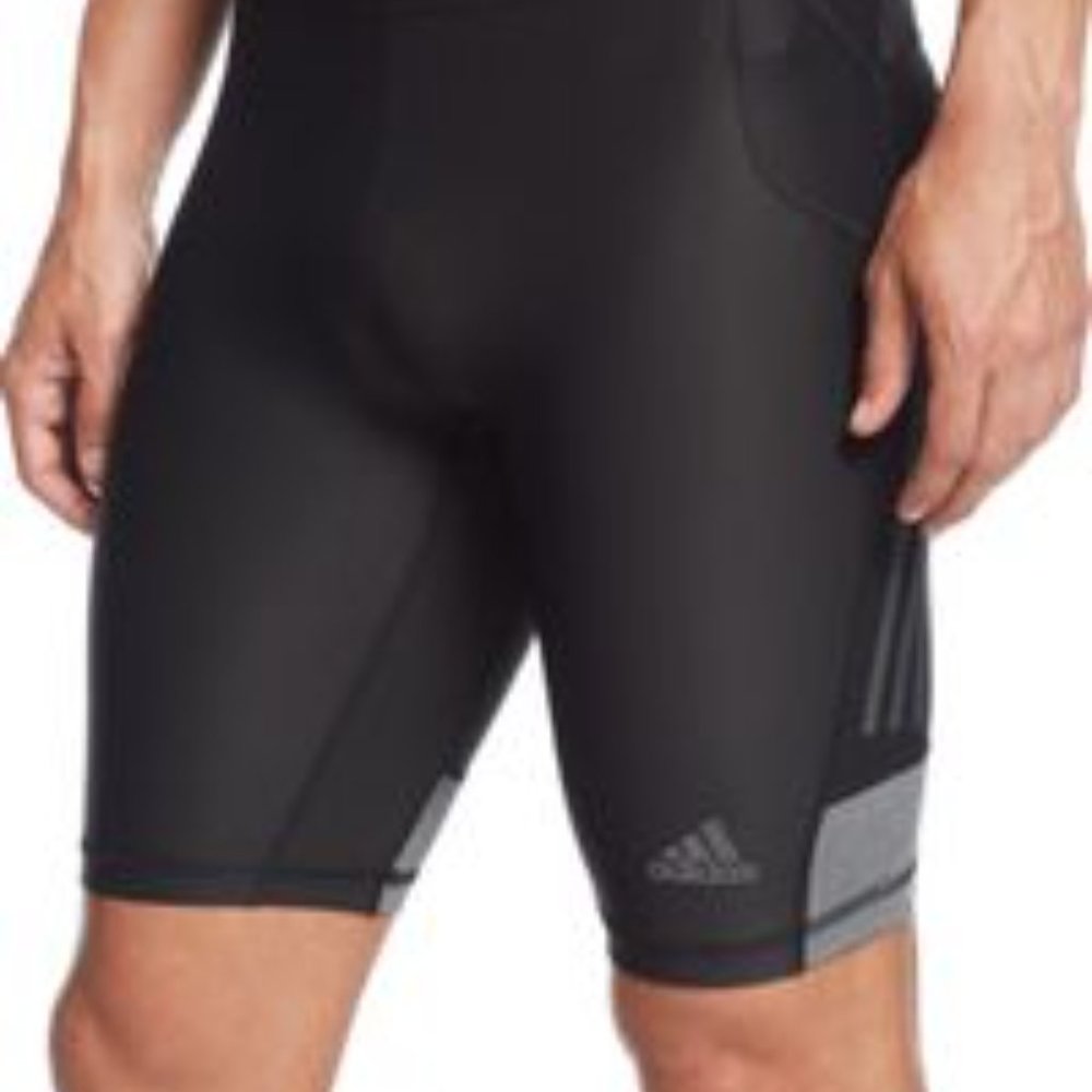Men’s Black Adidas Supernova Compression Shorts
